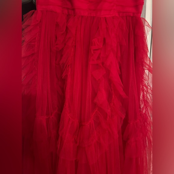 BCBG Max Azria Strapless Ruffle-Trimmed Gown 🌹 - Picture 6 of 6